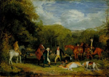 Classical Painting - Buck Shooting in Windsor Great Park John Frederick Lewis hunting